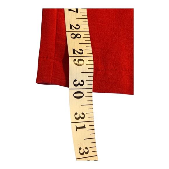 NEW ZARA Women’s Size Small Fluid Wide Leg Pareo Pants Trousers In Red NWT - Picture 5 of 7